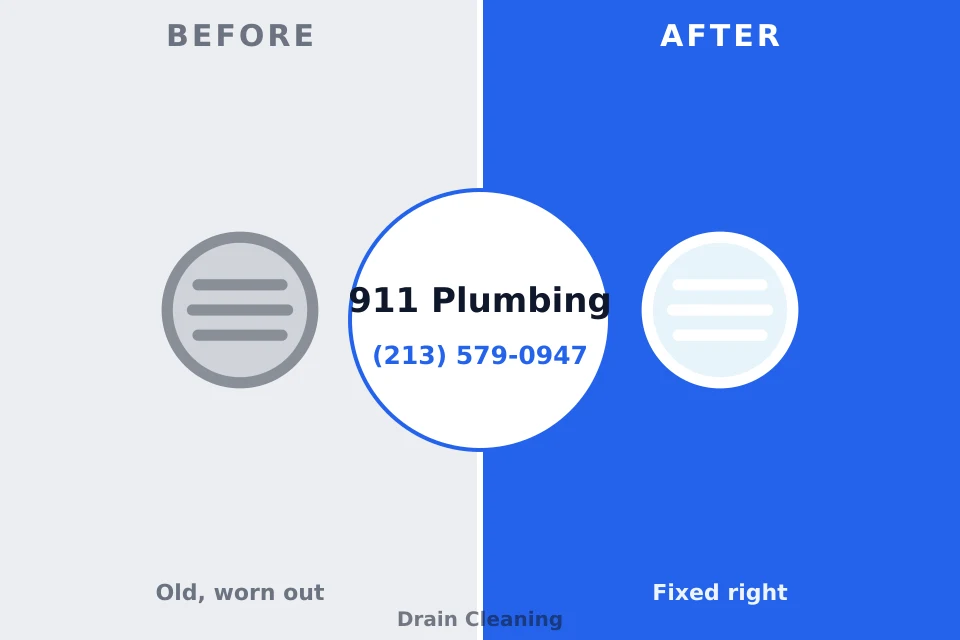 Before and after: plumbing repair Santa Rosa, NM